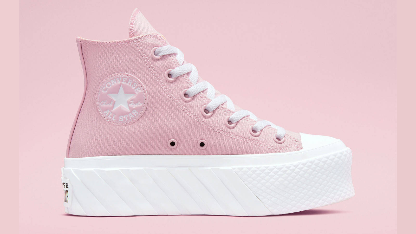converse hybrid shine platform pink
