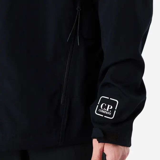 C.P. Company Metropolis Series Hyst Hooded Jacket Black Logo