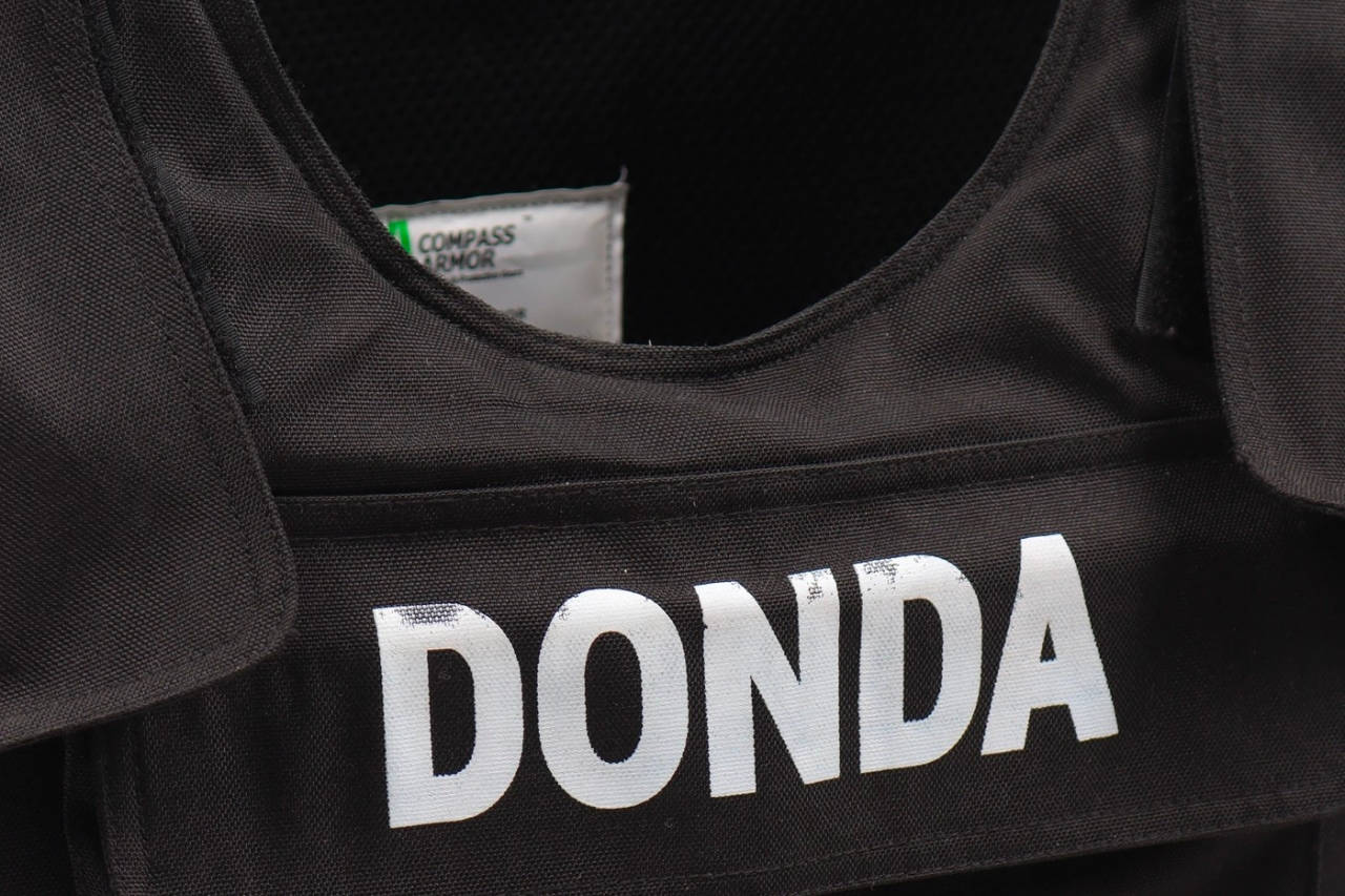 1 of 1 Kanye West 'DONDA' Bulletproof Vest Sells for a Whopping 20k