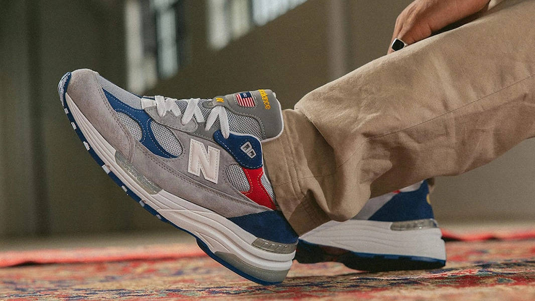 DTLR x New Balance 992 Varsity Side 2
