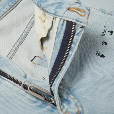 END. x Off-White Bandit Slim Jeans OMYA102T21DEN0034010 Detail 2