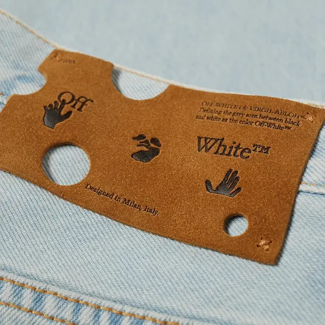 END. x Off-White Bandit Slim Jeans OMYA102T21DEN0034010 Detail