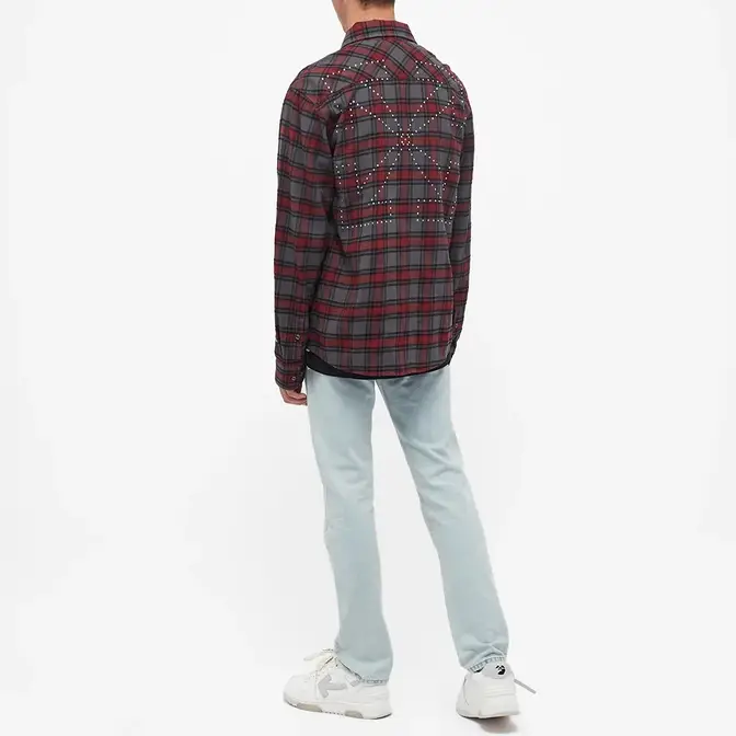 END x Off-White Till The End Flannel Shirt OMGA133T21FAB0034525 Full