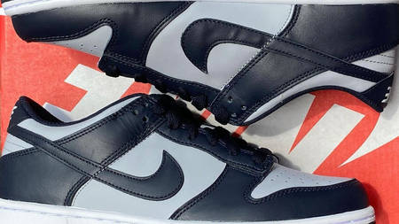 A Closer Look at the Nike Dunk Low "Georgetown"