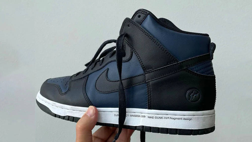 Image via Hiroshi Fujiwara fragment design x Nike Dunk High