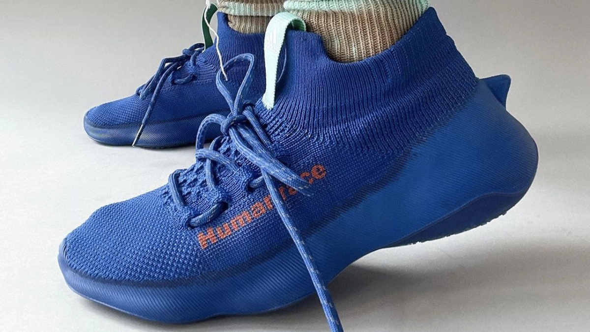 Pharrell Williams x adidas patent Sichona Hu "Blue"
