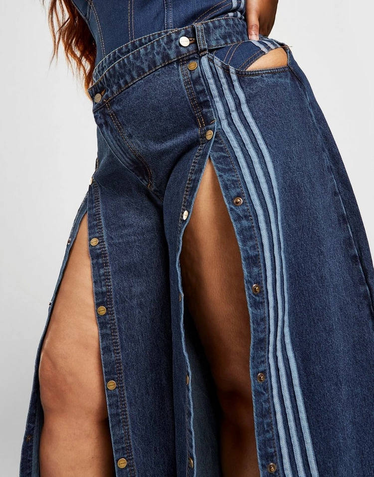 Snap hot sale side jeans