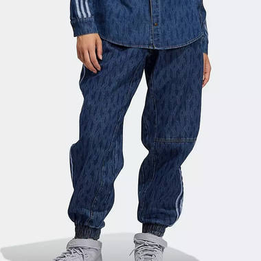 IVY PARK x adidas Tonal Monogram Denim Jeans