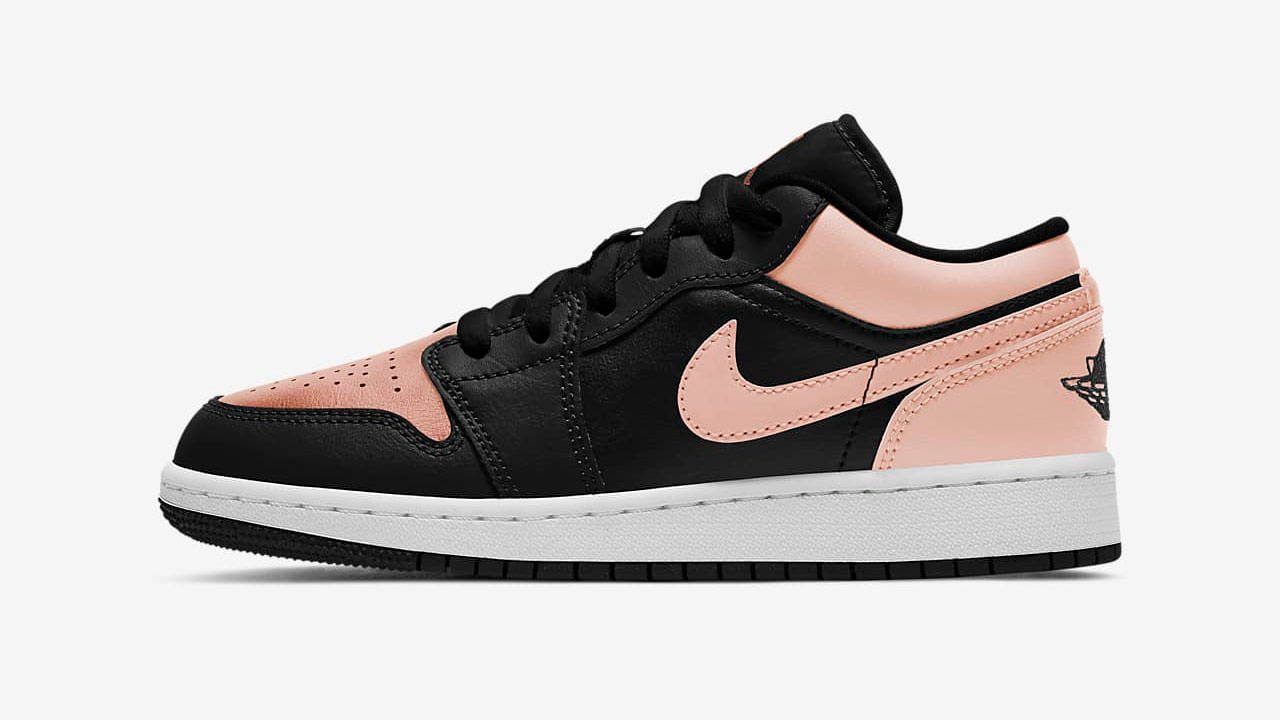 Jordan 1 Low Crimson Tint Black