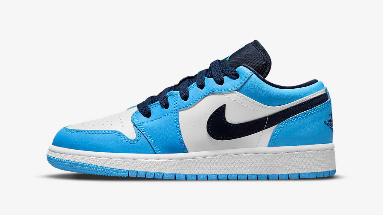 Jordan 1 Low Dark Powder Blue