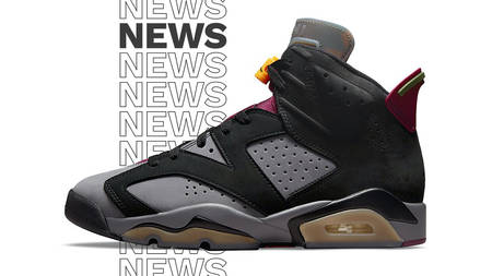 aj6 bordeaux on feet