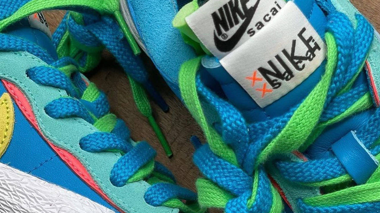 KAWS x sacai x Nike Blazer Low "Blue"
