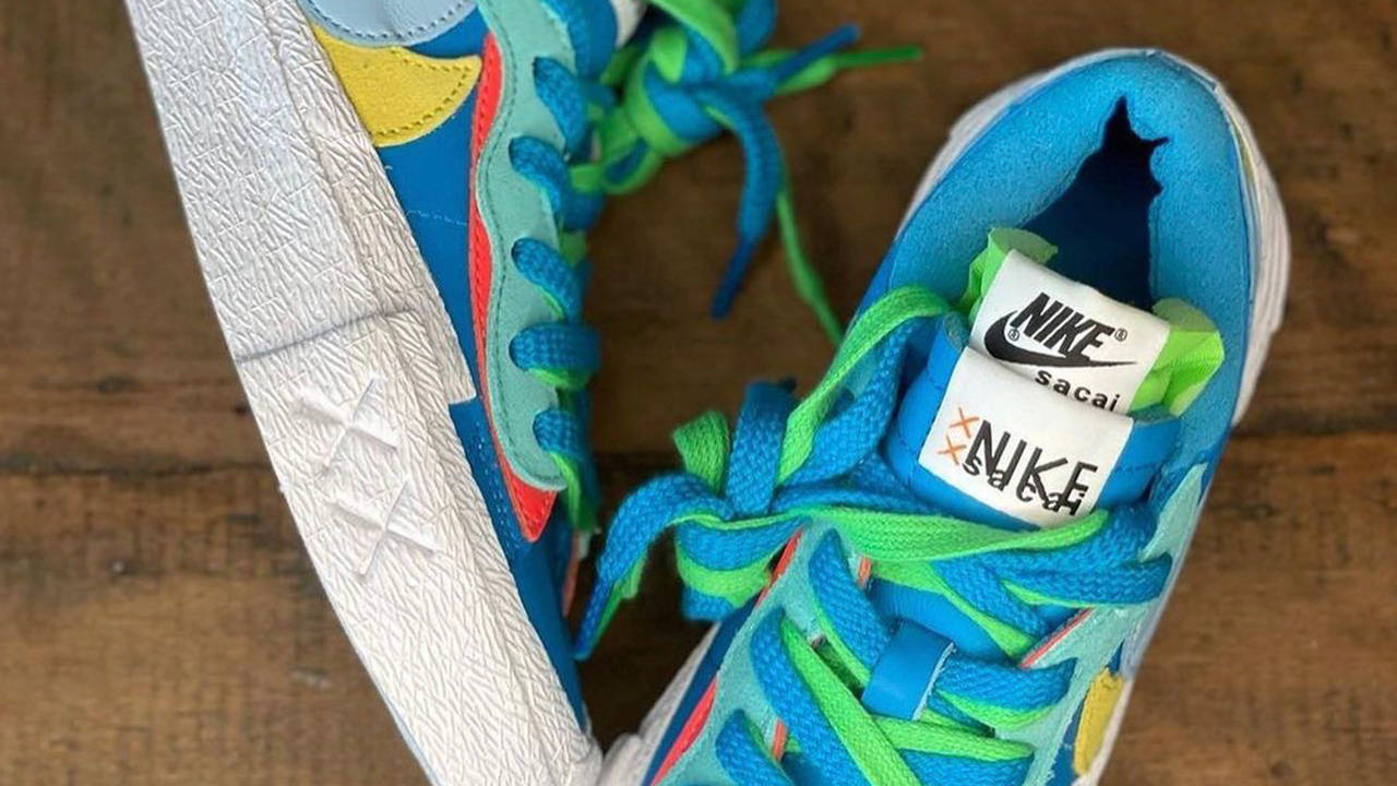 KAWS x sacai x Nike Blazer Low "Blue"