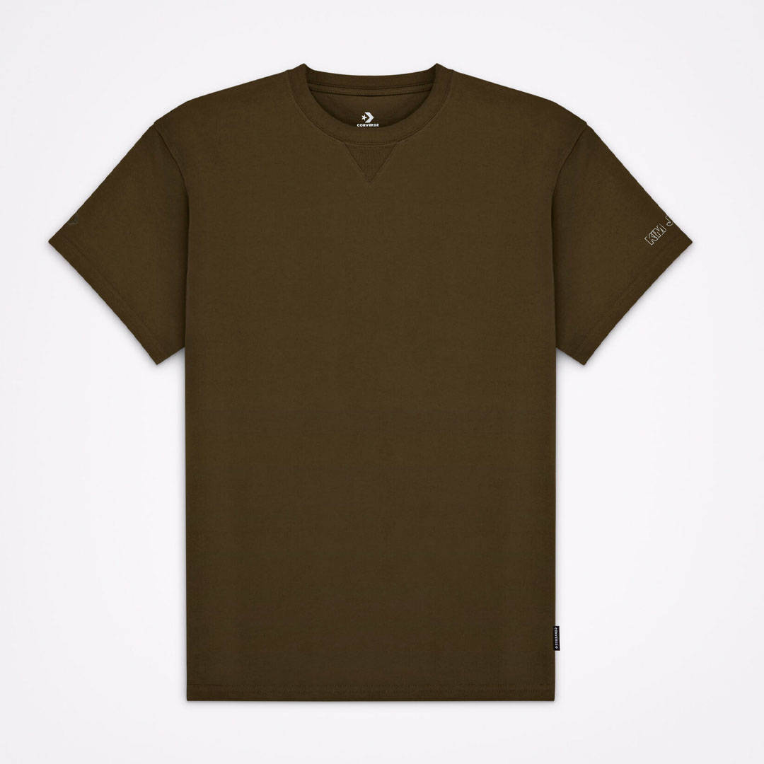 kim jones converse khaki T-shirt