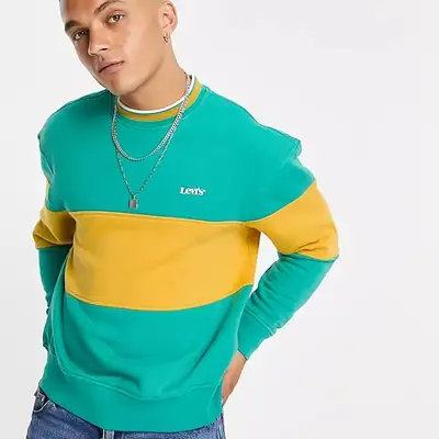 Levis hoodie shop color block