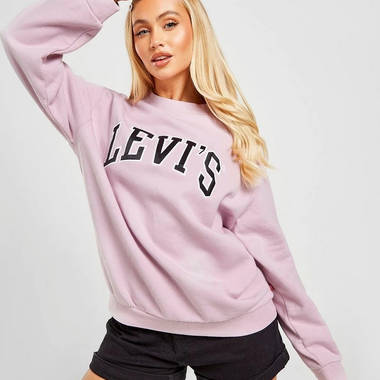 Levi's Satin Logo Crew Sweatshirt