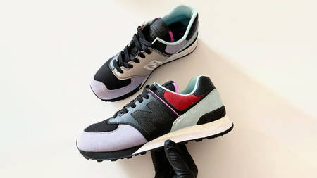 The Louis De Guzman x New Balance 574 "Black" Is Arriving with the Artist's Signature Print The Louis De Guzman x New Balance 574 "Black" Is Arriving with the Artist's Signature Print