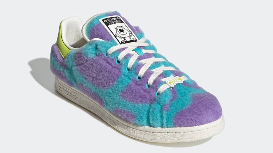 Monsters Inc. x adidas Stan Smith Mike and Sulley Front