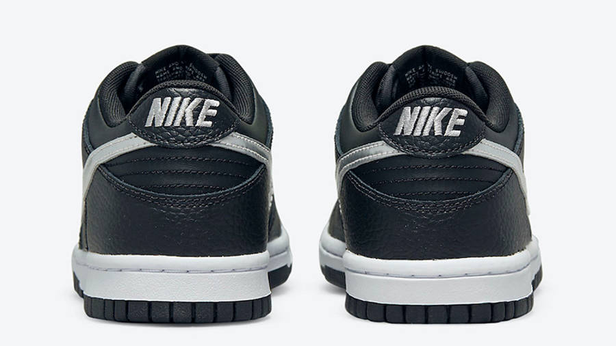 black and silver dunks