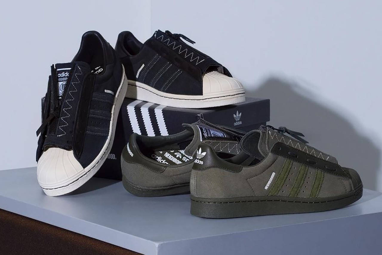 Southern tax dictator IetpShops | The Neighborhood x piona adidas Superstar 80s Gets Unveiled in  Two Colourways | piona adidas bucket bag small handles with stand
