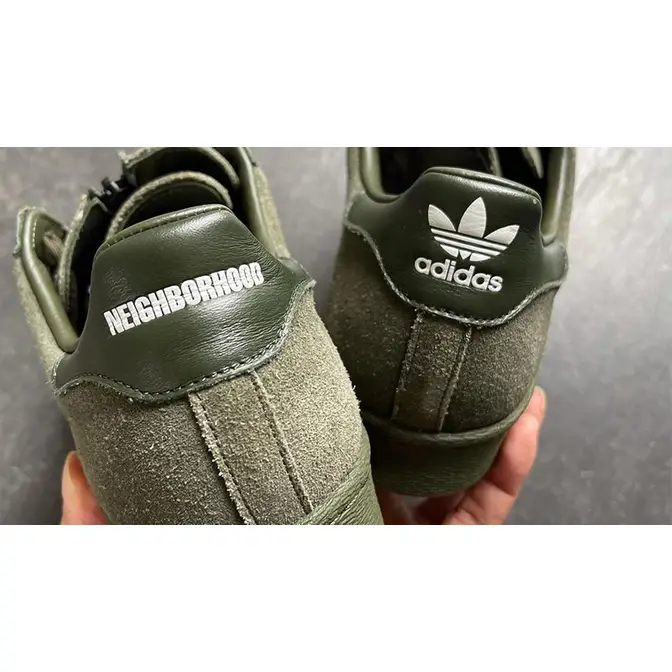 Neighborhood x adidas Superstar 80s Olive Green | Where To Buy