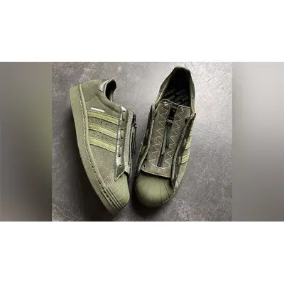 Superstar 80s shop olive suede