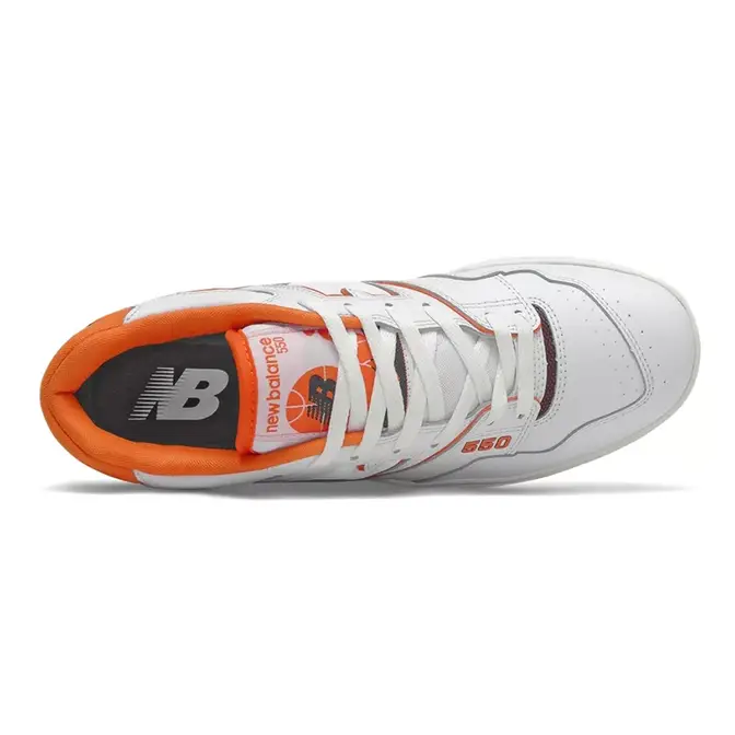 Orange and white 2025 new balance