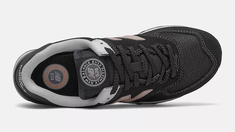 New Balance 574 Black Oyster Pink