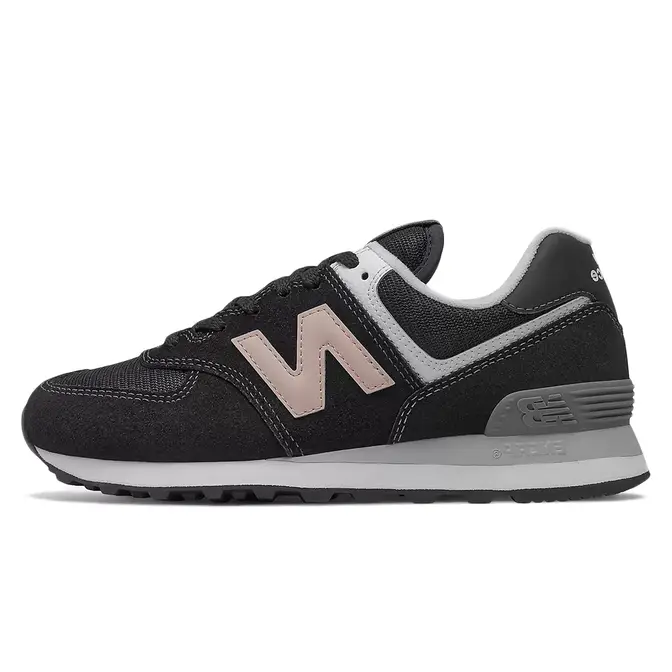 New Balance 574 Black Oyster Pink | Where To Buy | WL574HB2 | The Sole ...