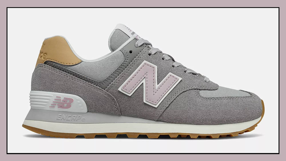 New Balance 574 Steel Rose Water