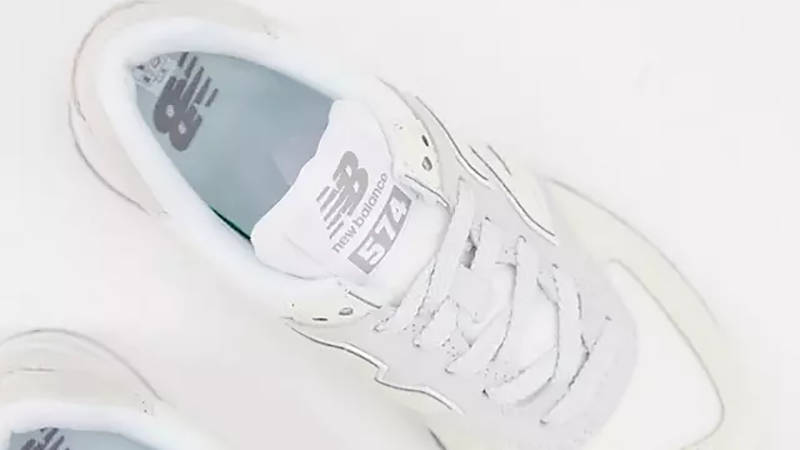 New Balance 574 White Grey Pink