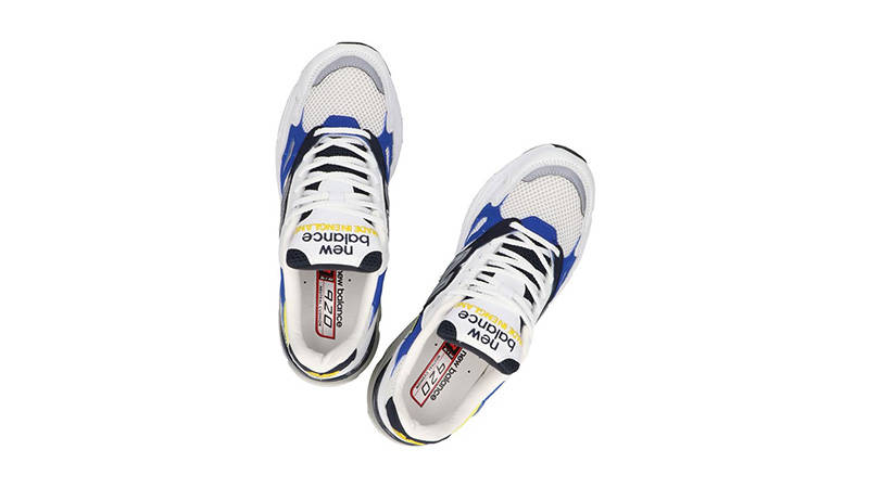 New Balance 920 White Yellow Blue from top