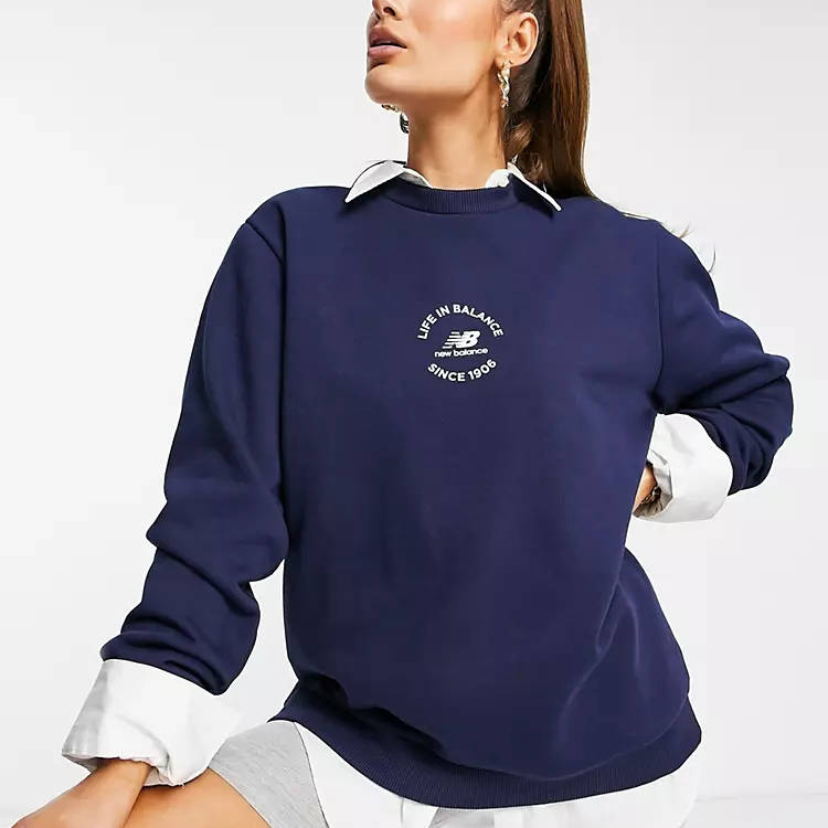 New Balance Life in Balance Sweatshirt Navy