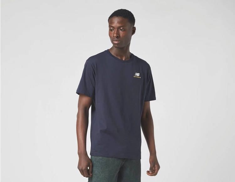 New Balance NB Essentials Embroidered T-Shirt Blue