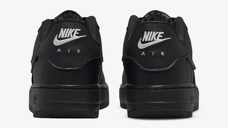 Nike Air Force 1/1 Black Metallic Silver