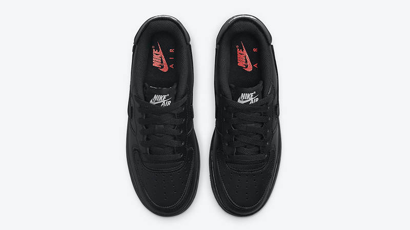 Nike Air Force 1/1 Black Metallic Silver