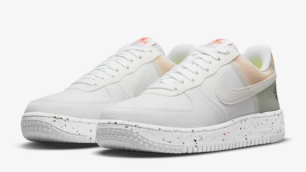 Nike Air Force 1 Crater Orange White DH2521-100 Side