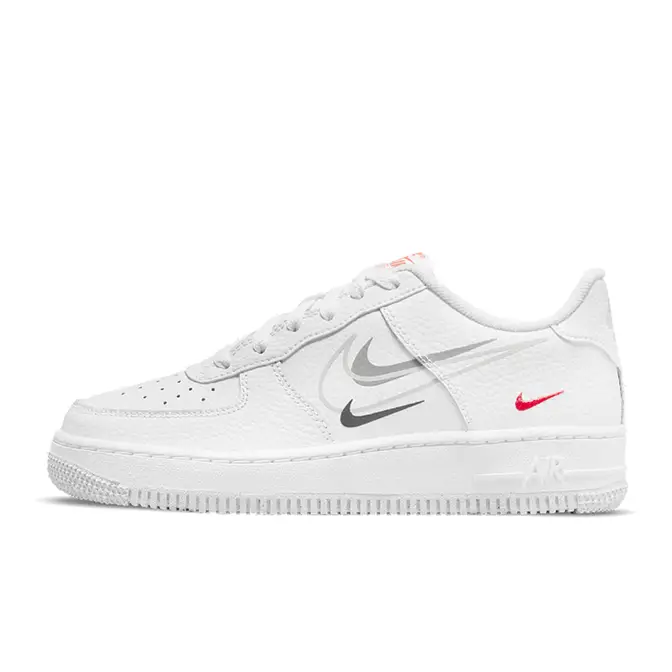 Nike Air Force 1 GS Multi-Swoosh White | Where To Buy | DO6486-100 ...