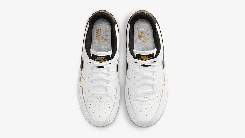Nike Air Force 1 GS White Metallic Gold