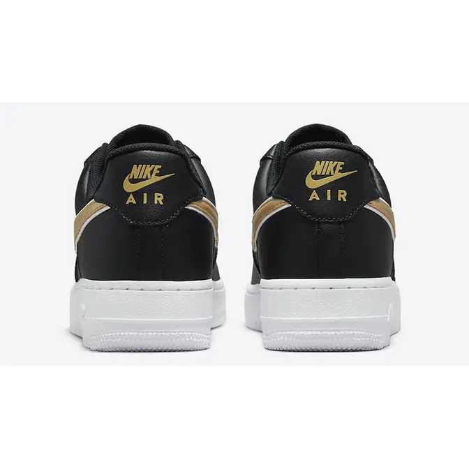 Nike Air Force 1 Low Black Gold | Where To Buy | DD1523-001 | The Sole ...