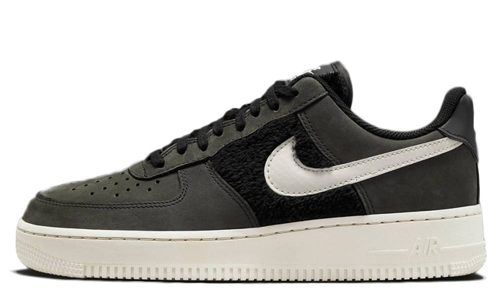 Nike Air Force 1 Low Faux Furs Green Black DO6714-001