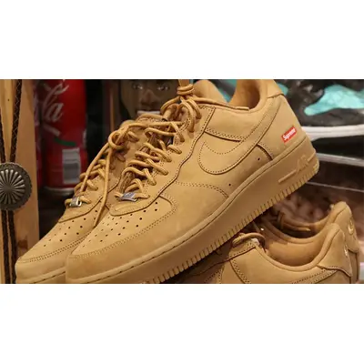 Supreme Nike Air Force 1 Low Wheat Flax Release Date