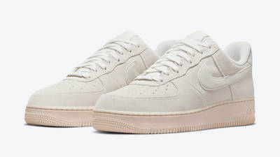 Nike Air Force 1 Low Summit White Suede Front
