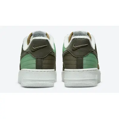 Nike air force one valentine edition 2009 Low Toasty Oil Green DC8744-300 Back