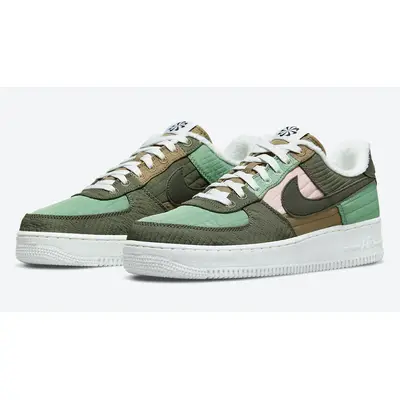 Nike air force one valentine edition 2009 Low Toasty Oil Green DC8744-300 Side
