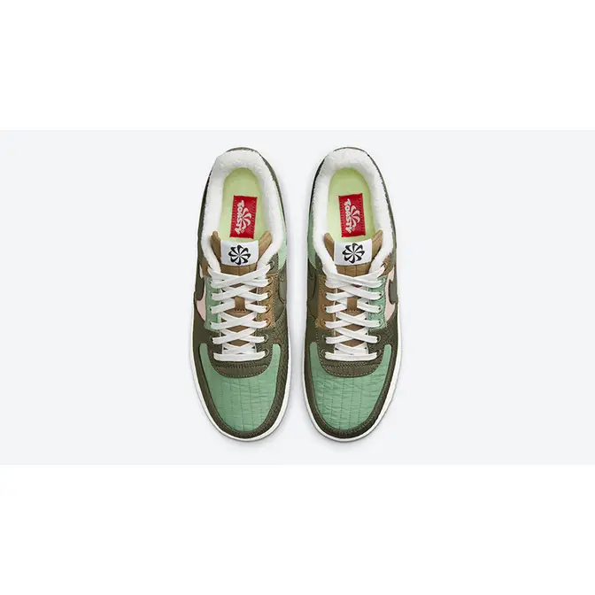 Nike air force one valentine edition 2009 Low Toasty Oil Green DC8744-300 Top