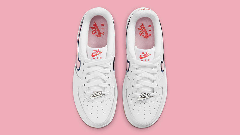 Nike Air Force 1 LV8 GS White Pink Glaze