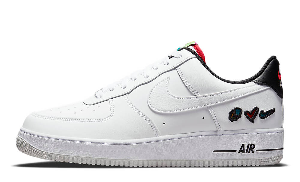 nike air force 1 peace love and basketball