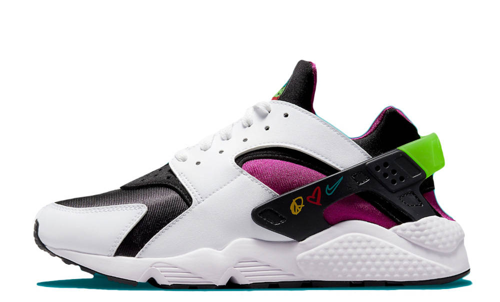 Huarache White Purple Green Nike Huarache White Purple And Green