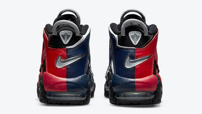 Nike Air More Uptempo GS Black Navy Red